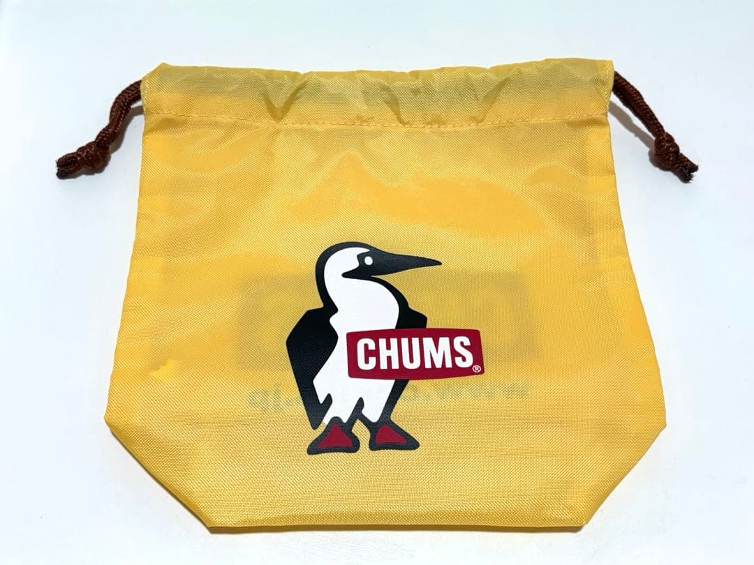 CHUMS 巾着袋 イエロー ブービーバード — image 2
