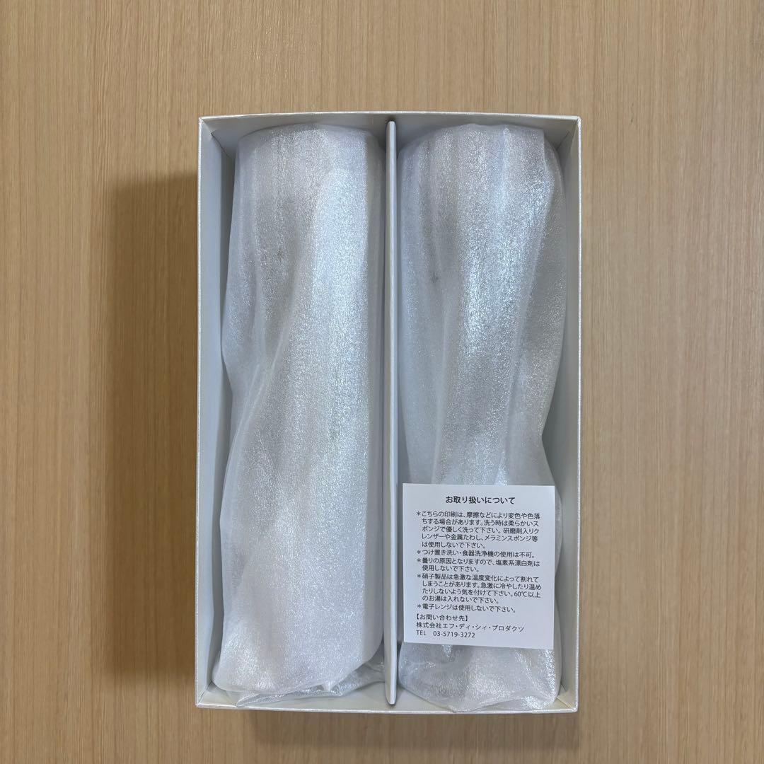 【新品未使用】4℃ ペアグラス 2個セット 箱付き — image 3