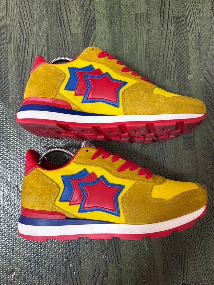 Atlantic STARS スニーカー イエロー レッド — image 2