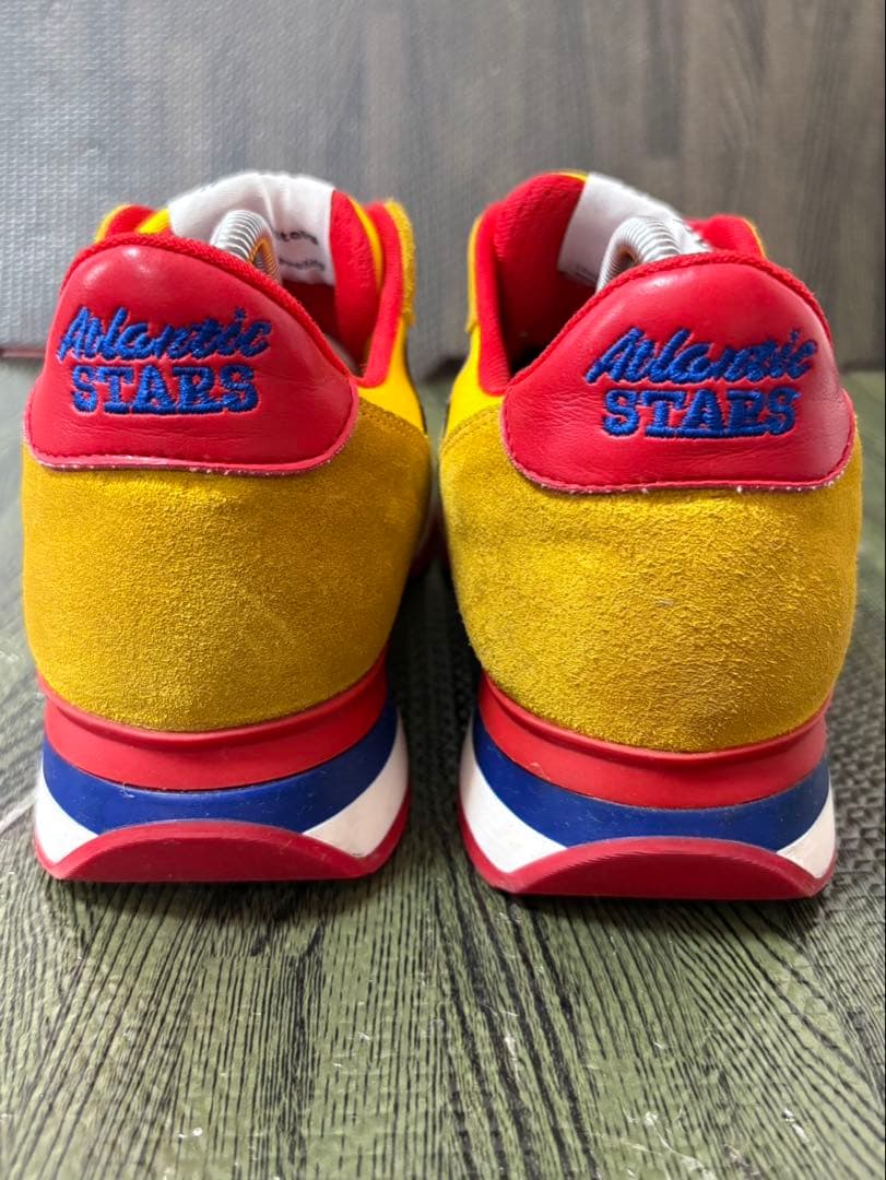 Atlantic STARS スニーカー イエロー レッド — image 4
