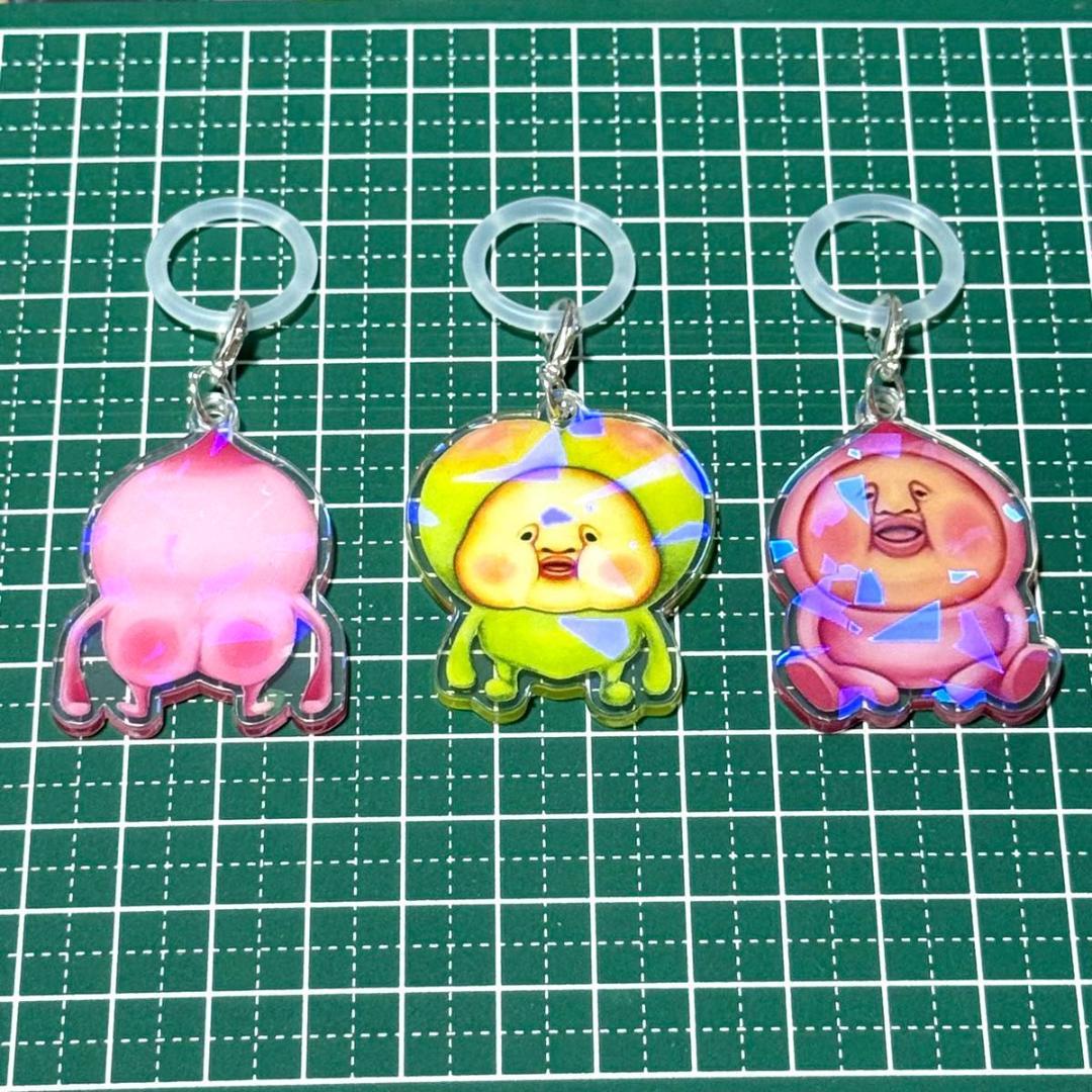こびとづかん アクリルチャーム アンブレラマーカー めじるしチャーム 3個セット — image 2