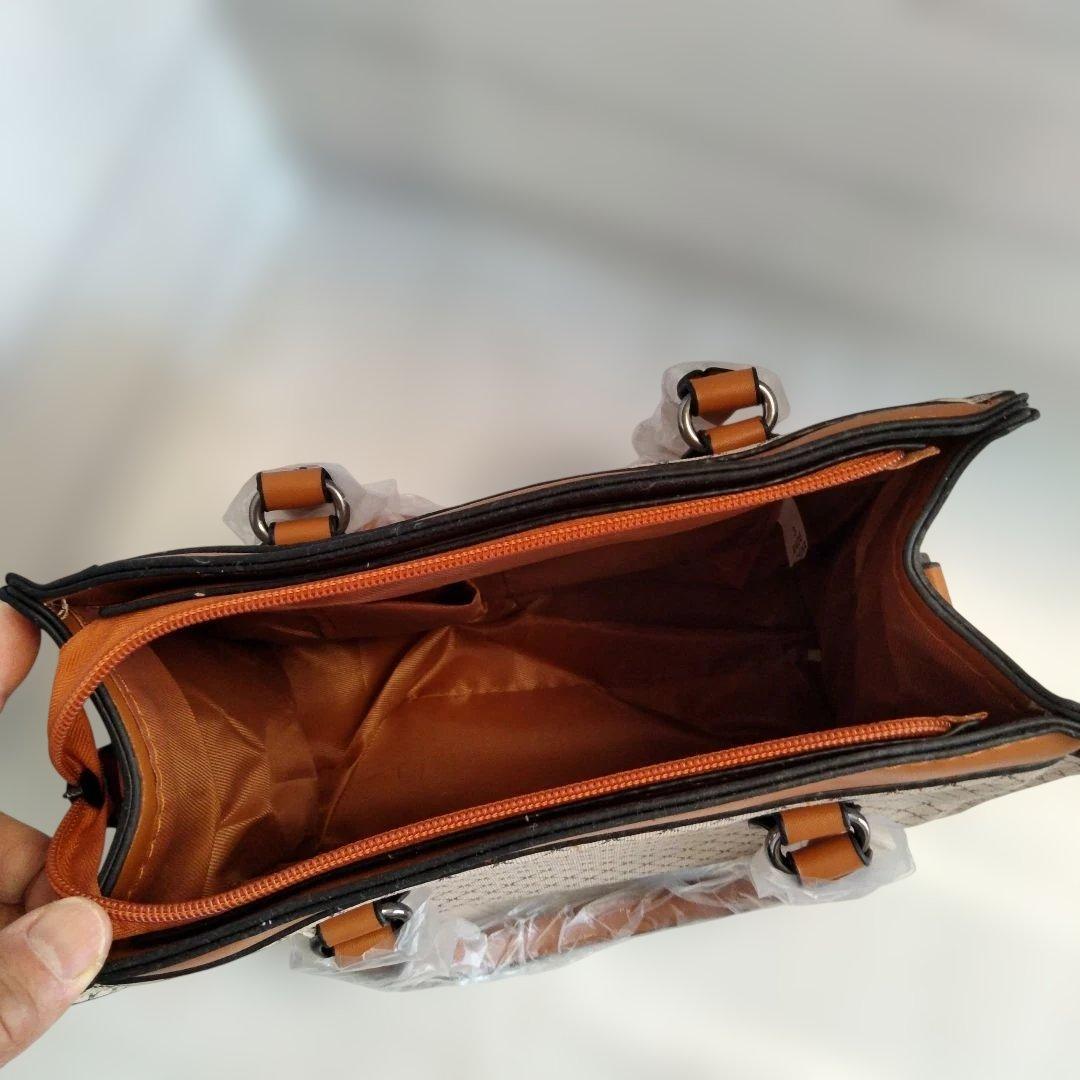 【送料無料】【新品、未使用】ハンドバッグ 2way☆ベージュ、ブラウン — image 4
