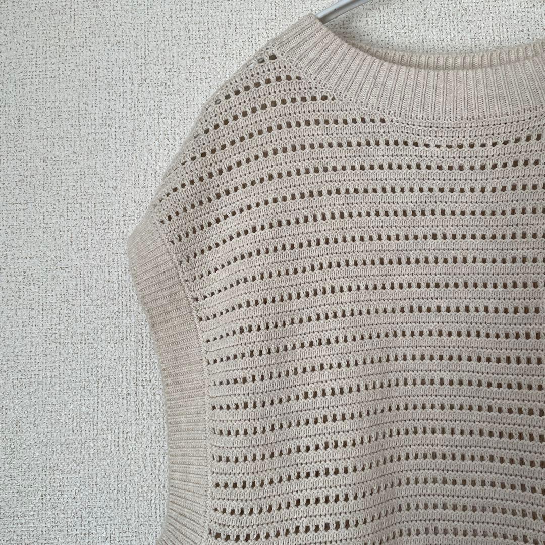 <最終価格>【2回着用】ロペピクニック　フリンジ付き　ニットベスト　38 M — image 5