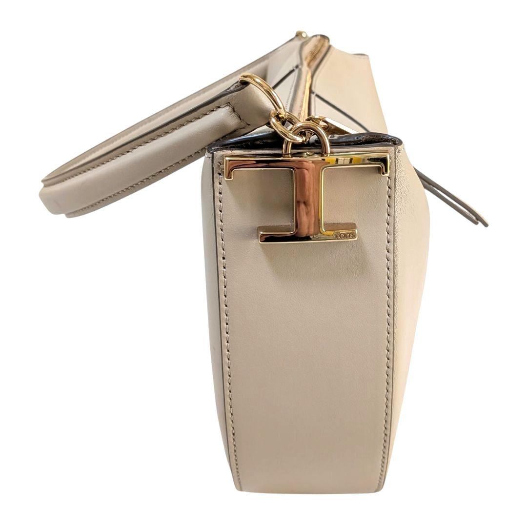 ★新品★ TOD'S トッズ Tcase ベージュ 牛革 2way ハンドバッグ — image 5