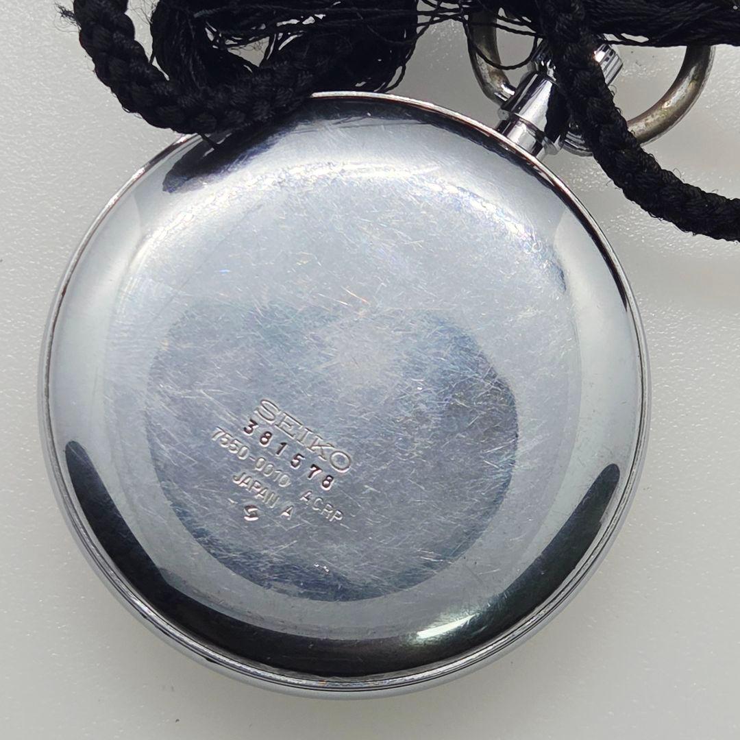 SEIKO 7550-0010 鉄道時計 懐中時計 国鉄 ヴィンテージ 稼働品 — image 5