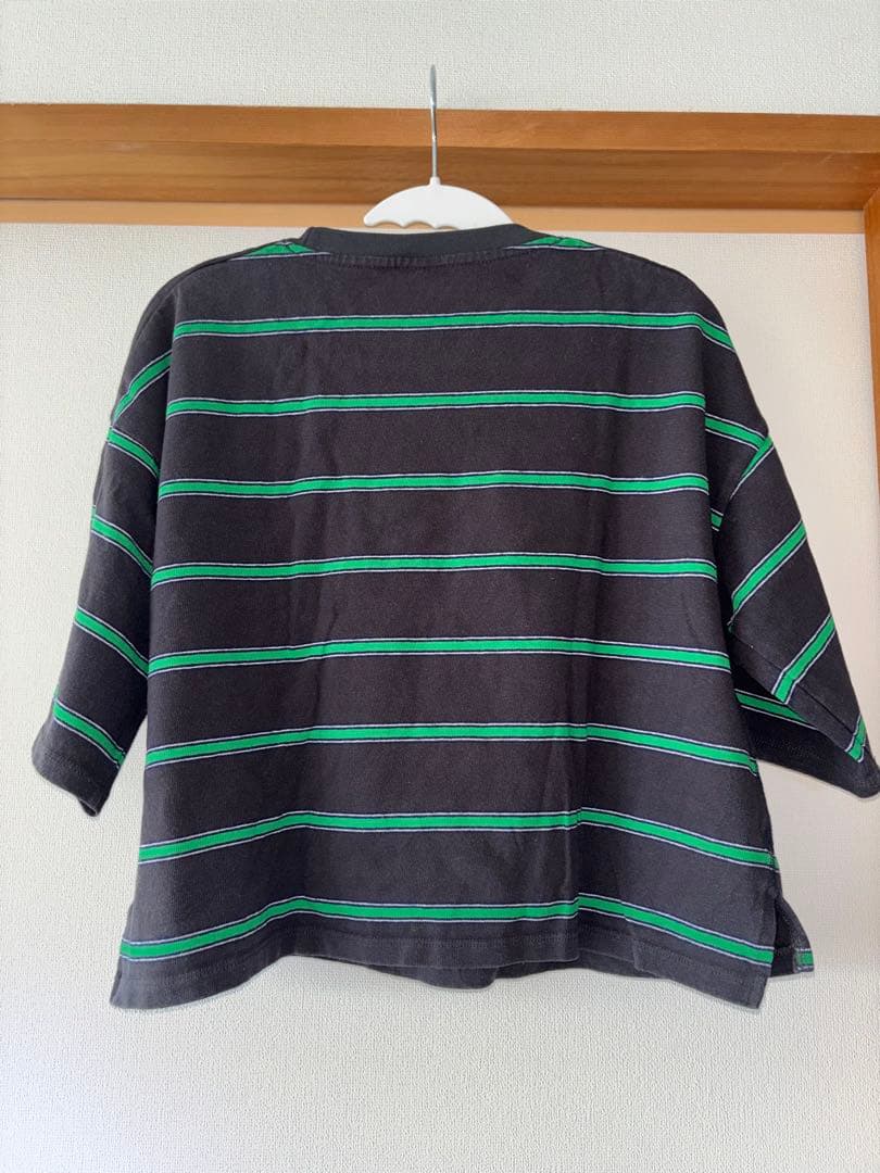 niko and... COLORマイスターTシャツ　チャコールボーダー — image 2