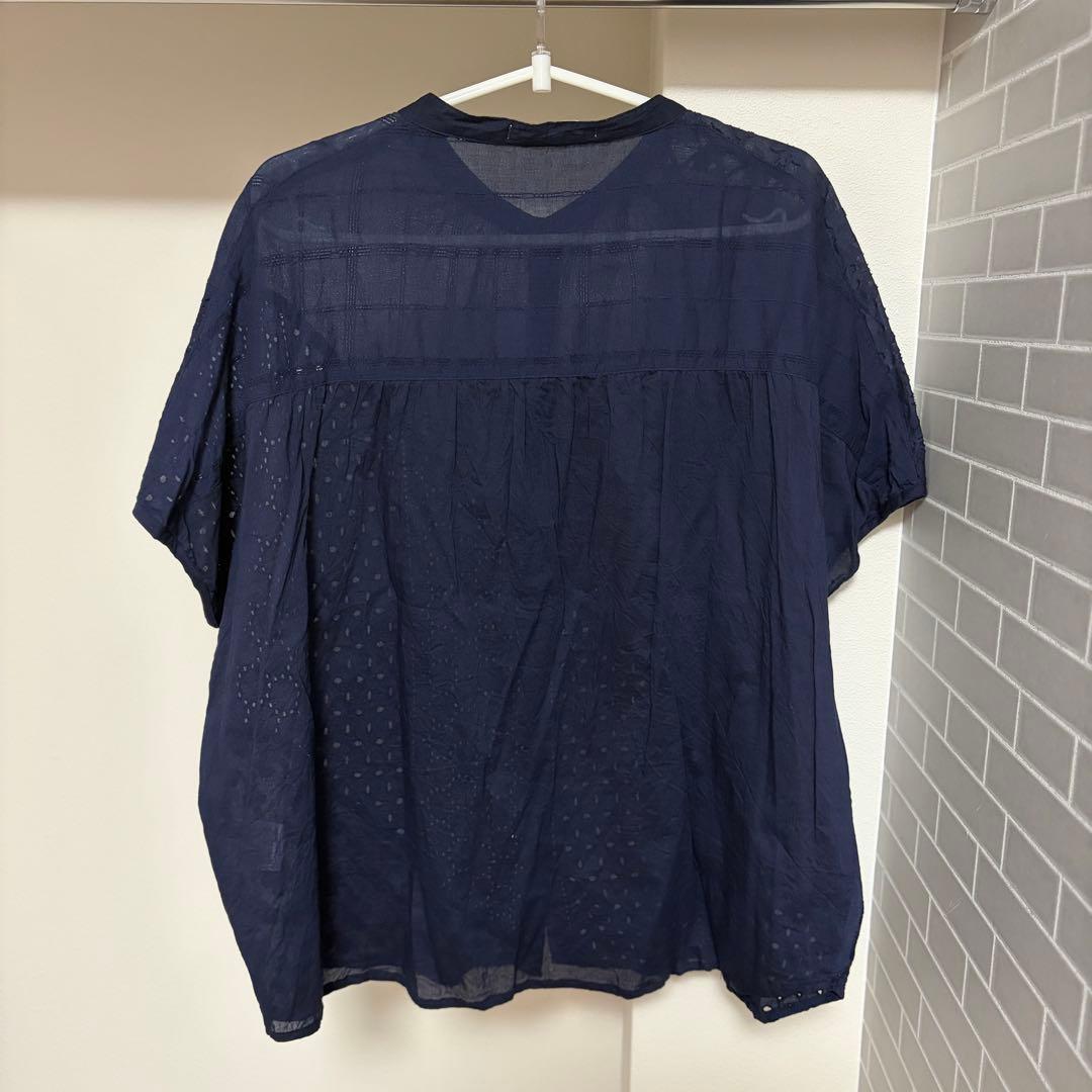 BOYS' ROOM ネイビー 半袖 ブラウス — image 4