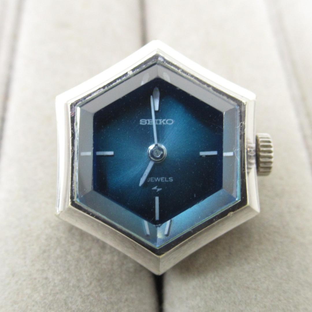 【訳あり】SEIKO セイコー リングウォッチ 手巻き 機械式 11-7670 — image 2