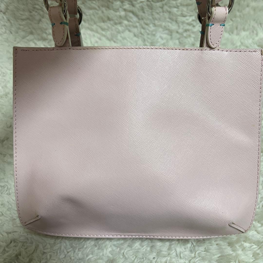 ポールスミス　Paul smith ピンク　ハンドバッグ　レザー — image 5