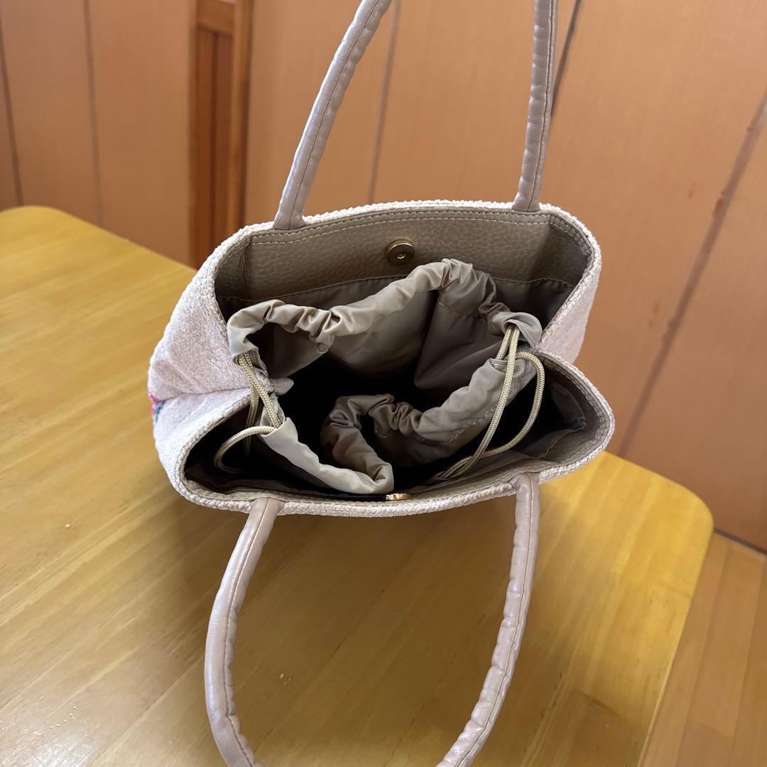 Hotman 花柄刺繍 中型ハンドバッグ — image 5