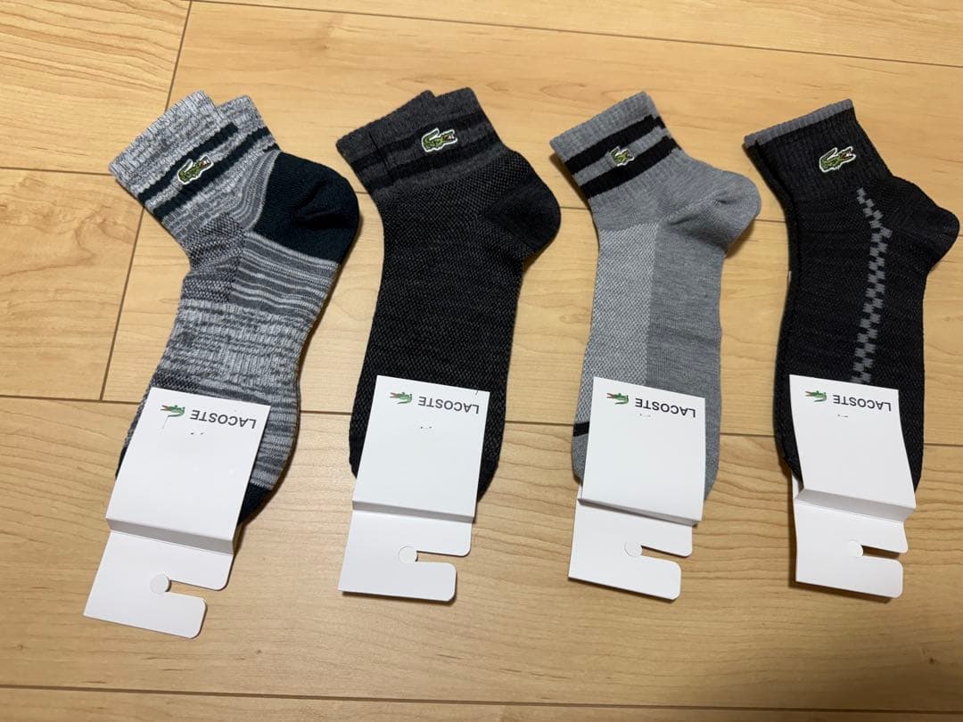 LACOSTEラコステ ソックス4足セット夏用・通気性 25〜27cm一着限リ — image 3