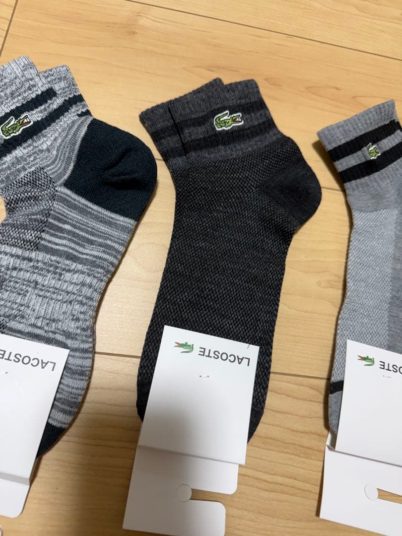 LACOSTEラコステ ソックス4足セット夏用・通気性 25〜27cm一着限リ — image 5