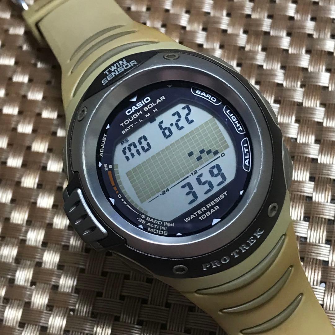 CASIO PROTREK PRG-100J 防水ソーラー メンズ腕時計 — image 2