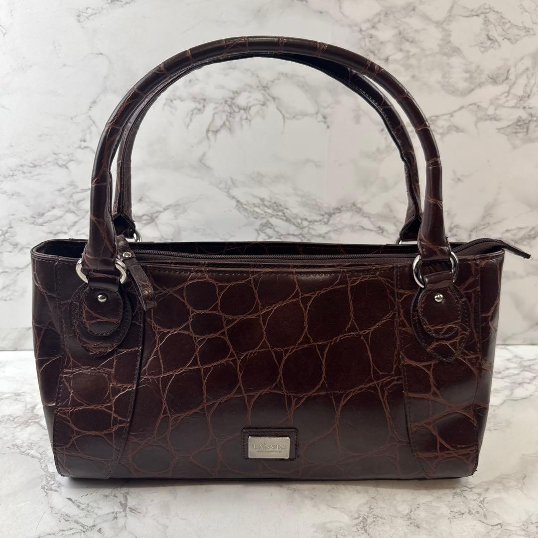 ほぼ未使用LANVIN collection ランバンコレクション ハンドバッグ — image 2