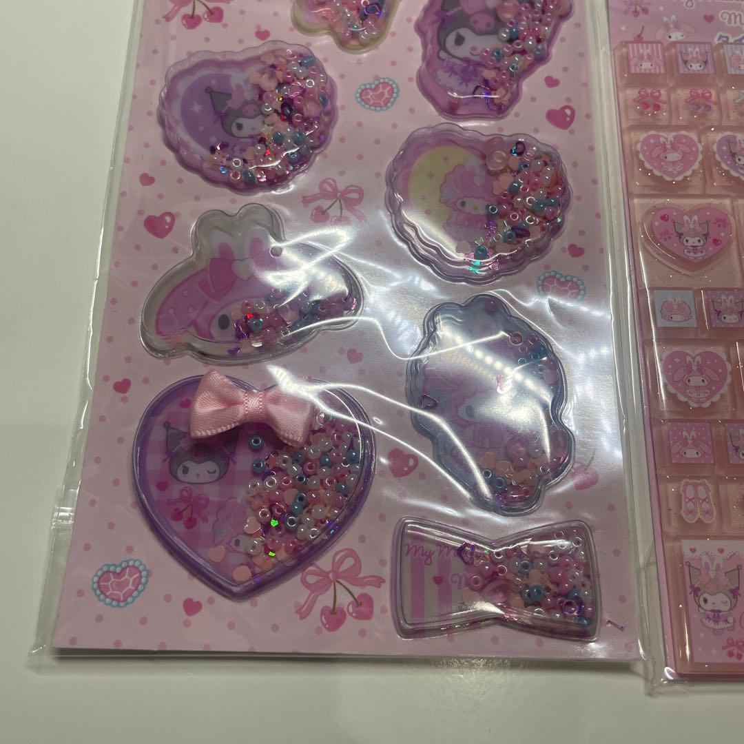 激安❣️早い者勝ち❣️マイメロ、クロミちゃん、シャカシャカシール、タイルシール、 — image 3