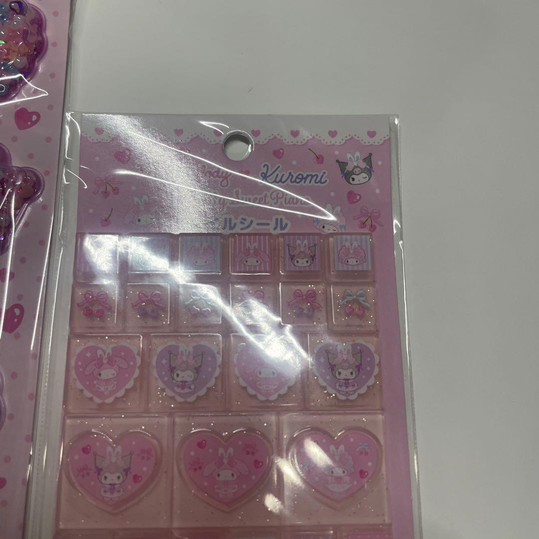 激安❣️早い者勝ち❣️マイメロ、クロミちゃん、シャカシャカシール、タイルシール、 — image 4