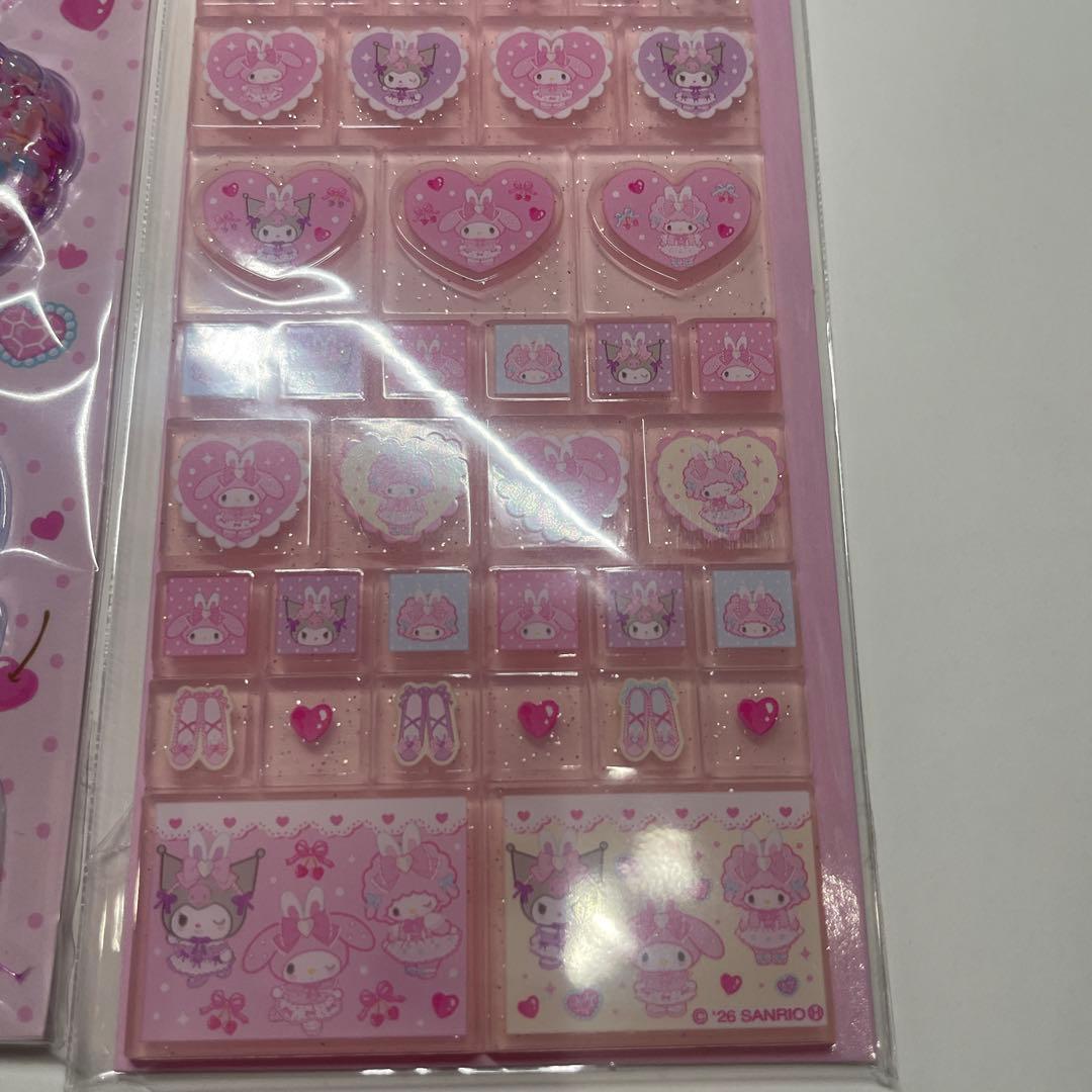 激安❣️早い者勝ち❣️マイメロ、クロミちゃん、シャカシャカシール、タイルシール、 — image 5