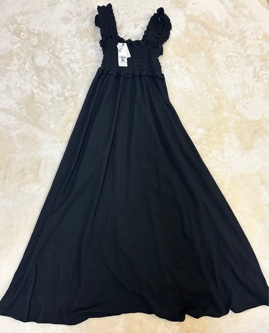 新品　coca シャーリングワンピース キャミワンピース ロングワンピース M — image 3