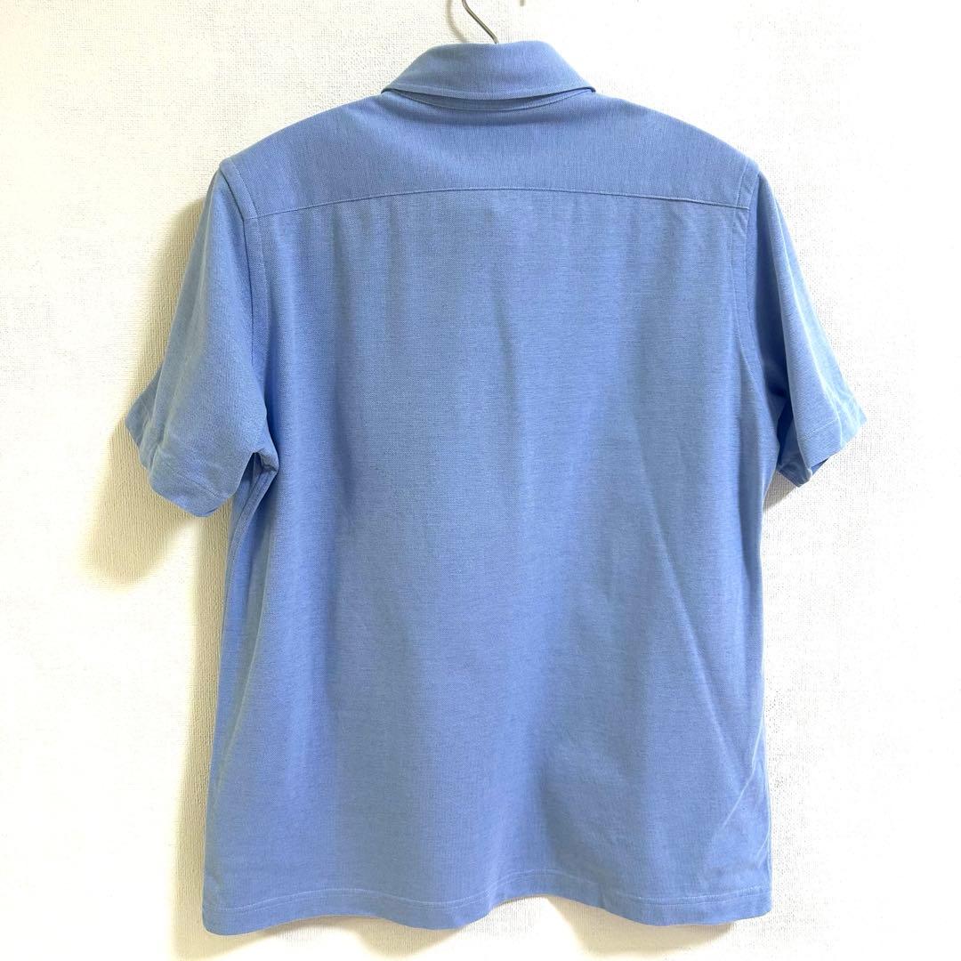 【極美品】Maker's Shirt鎌倉　カノコ ポロシャツ サックスブルー M — image 5