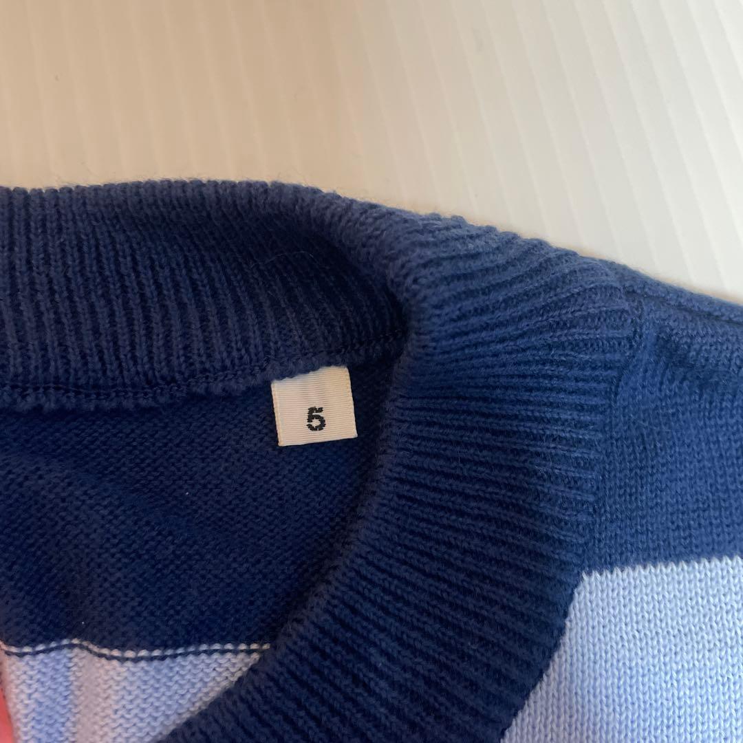 PIASPORT ストライプニットセーター サイズ5 — image 3