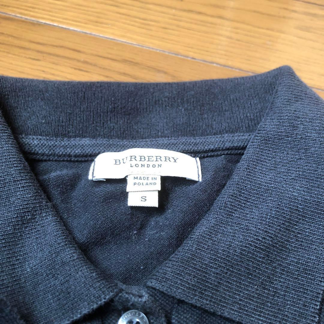 お値下げです‼️BURBERRY 黒 ポロシャツ Sサイズ — image 2