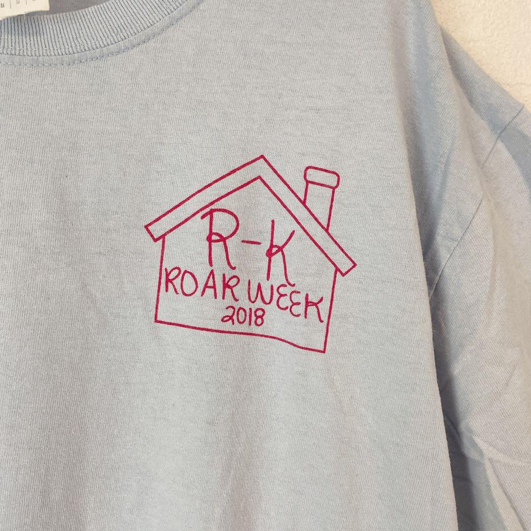 ギルダン Tシャツ イラスト柄 M 水色 コットン クルーネック 半袖 爽やか — image 2