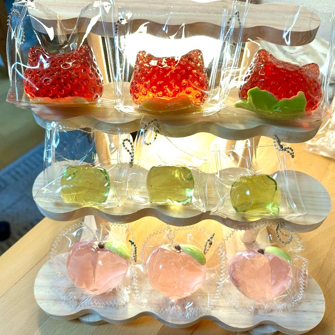 クリアももスクイーズキーホルダー — image 3