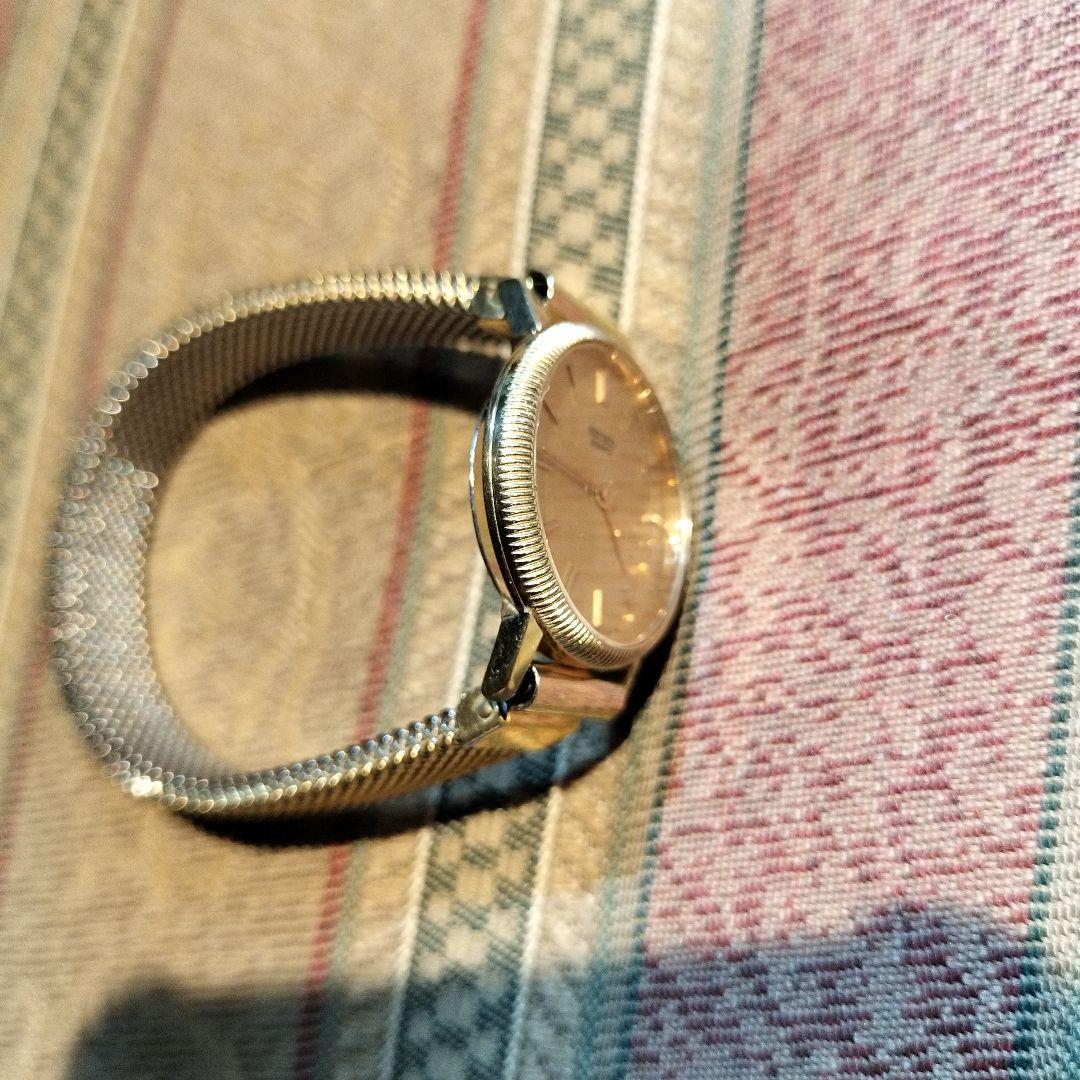 SEIKO QUARTZ 腕時計 ゴールドカラー メッシュベルト — image 4