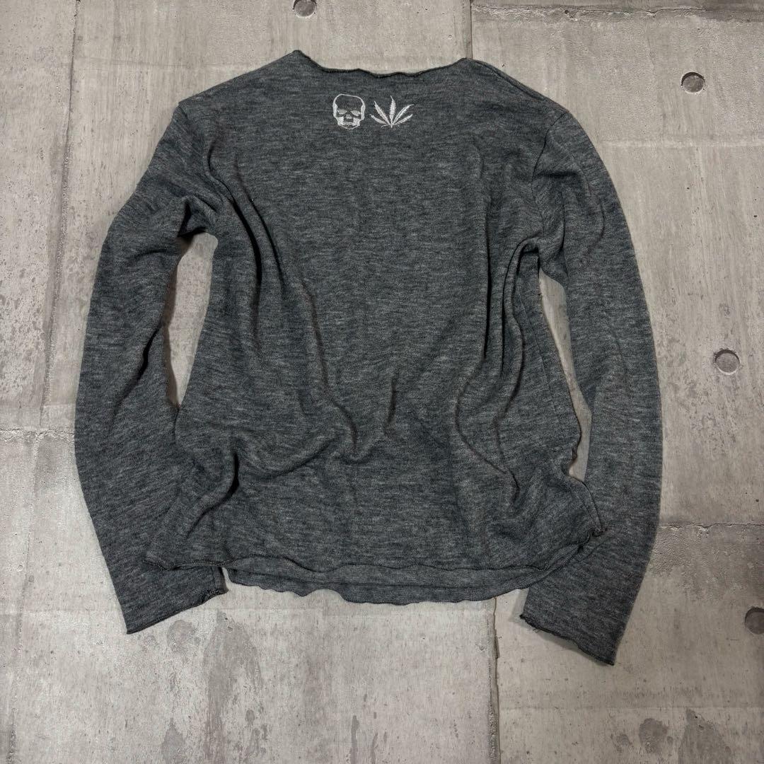 00s archives skull damage knit sweater — image 2