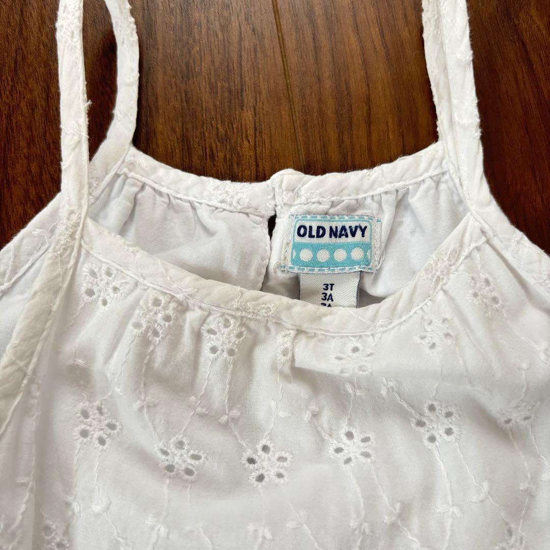 OLD NAVY 白レース キャミワンピース 100 オールドネイビー — image 2