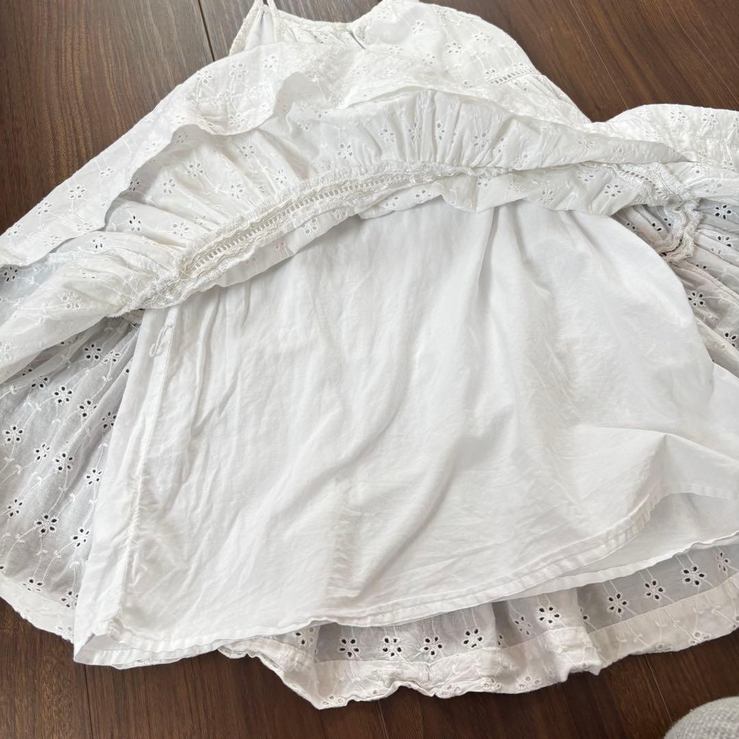 OLD NAVY 白レース キャミワンピース 100 オールドネイビー — image 4