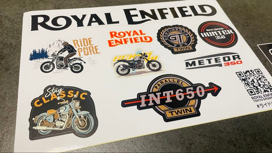 Royal Enfield ステッカーセット SHOEIロゴ付 — image 2