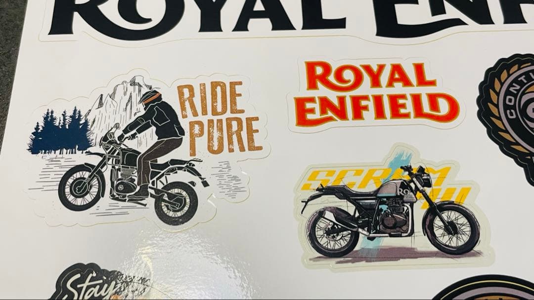 Royal Enfield ステッカーセット SHOEIロゴ付 — image 4