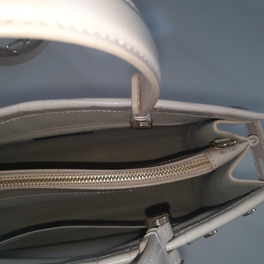 FURLA クロコ型押し ハンドバッグ 2way — image 5