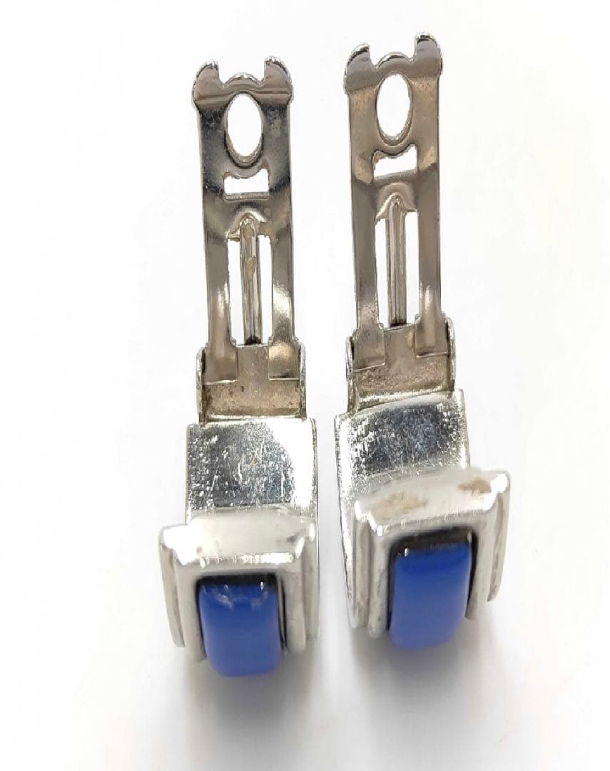 エルメス エマイユ イヤリング　青 — image 4