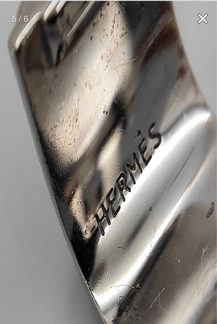 エルメス エマイユ イヤリング　青 — image 5