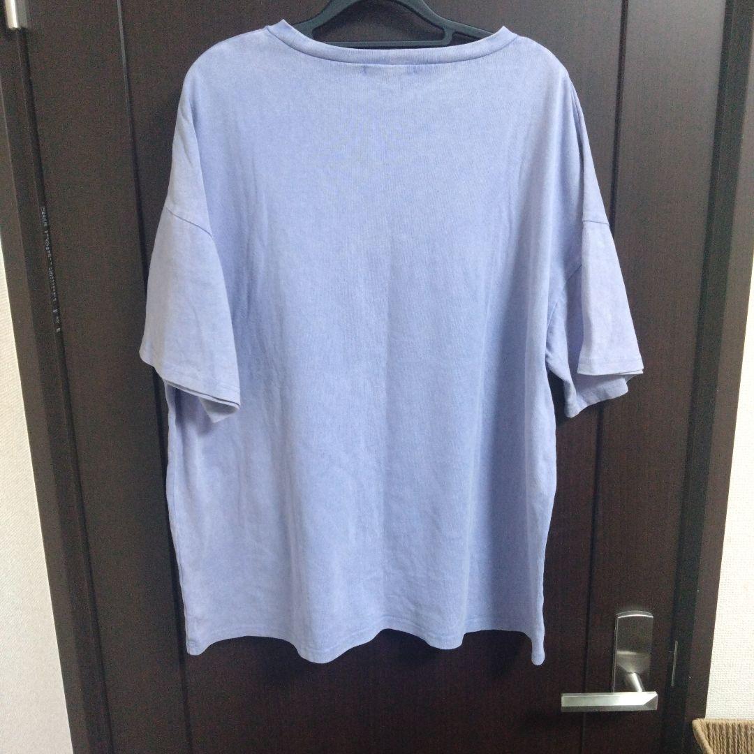 94.non-hedge 半袖Tシャツ LA刺繍 ライトパープル — image 4