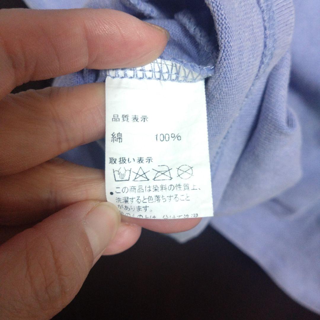 94.non-hedge 半袖Tシャツ LA刺繍 ライトパープル — image 5