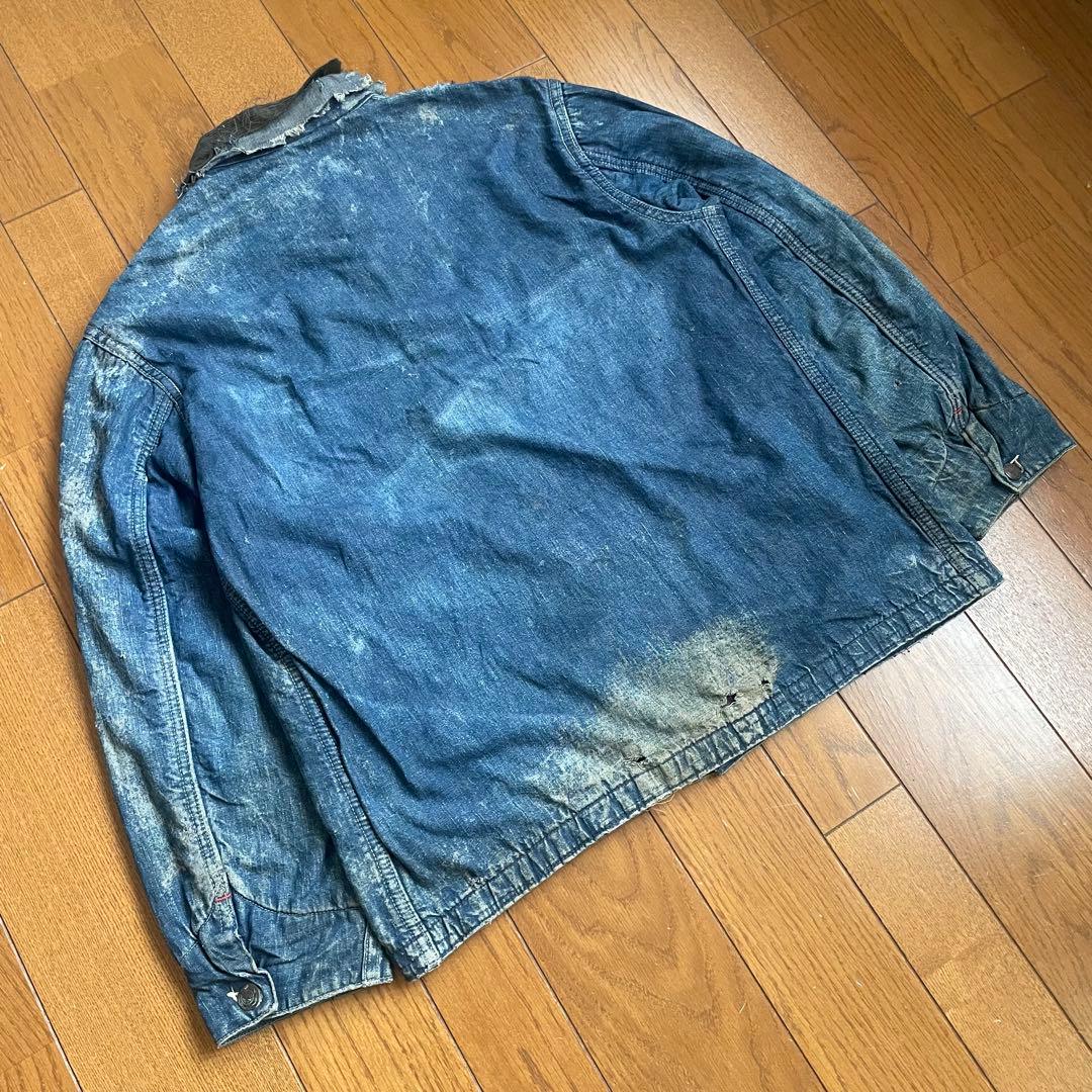 40s RED CAMEL デニム カバーオール 襤褸 雰囲気系 — image 2