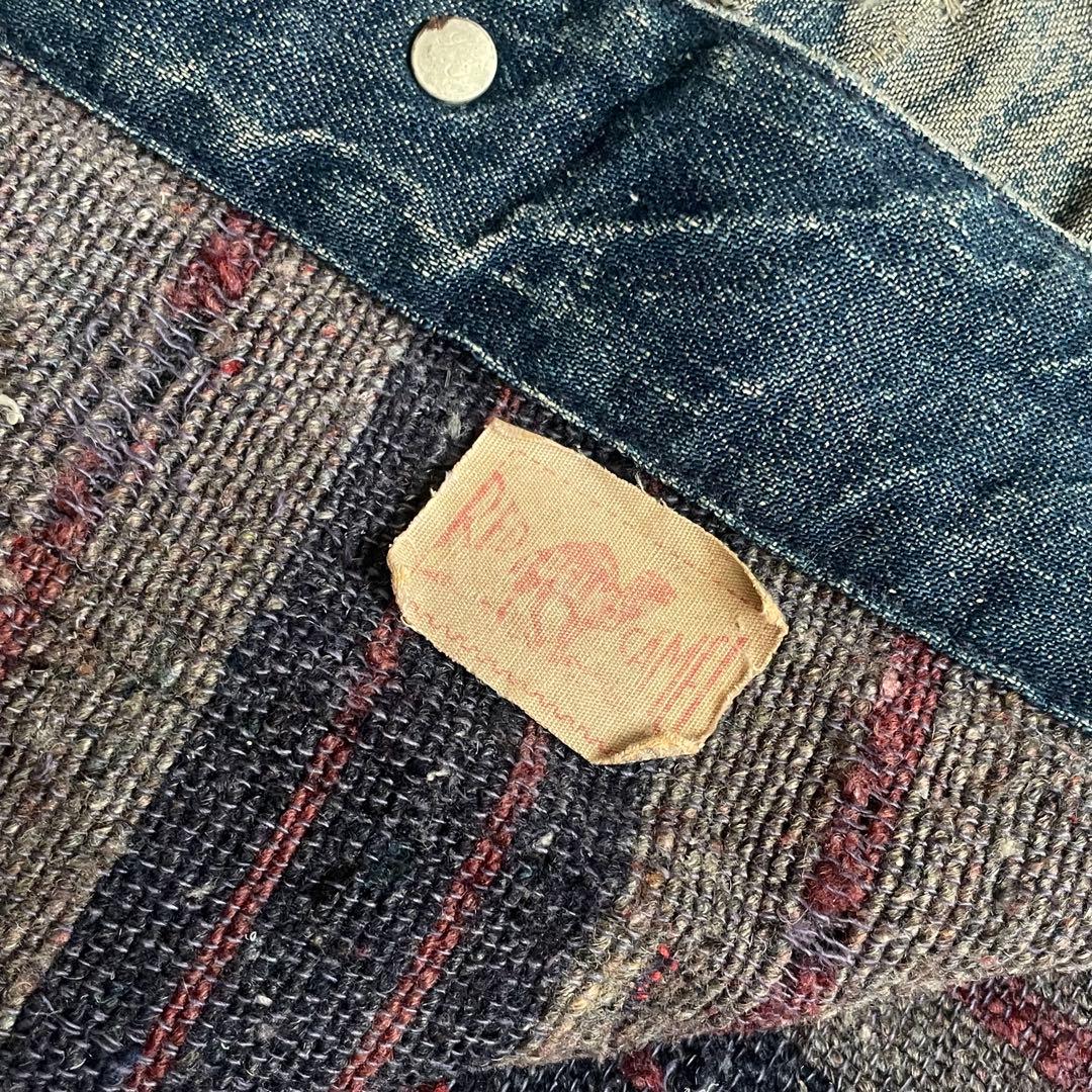 40s RED CAMEL デニム カバーオール 襤褸 雰囲気系 — image 5