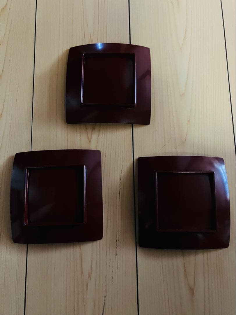 ダイヤモンドパターン皿3枚セット — image 4