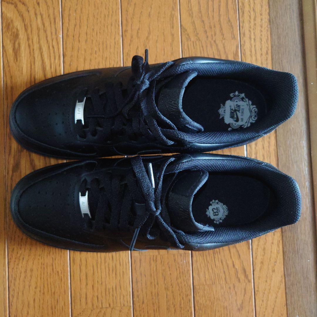 ナイキ　エアフォースワン　NIKE AIR FORCE 1 ブラック スニーカー — image 2