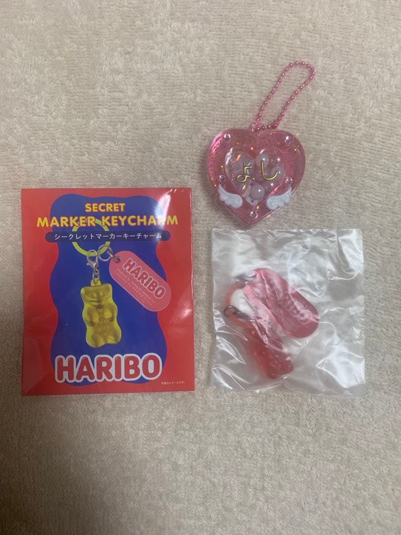 PLAZA HARIBOハリボー　シークレットマーカーキーチャーム　レッド　赤 — image 2