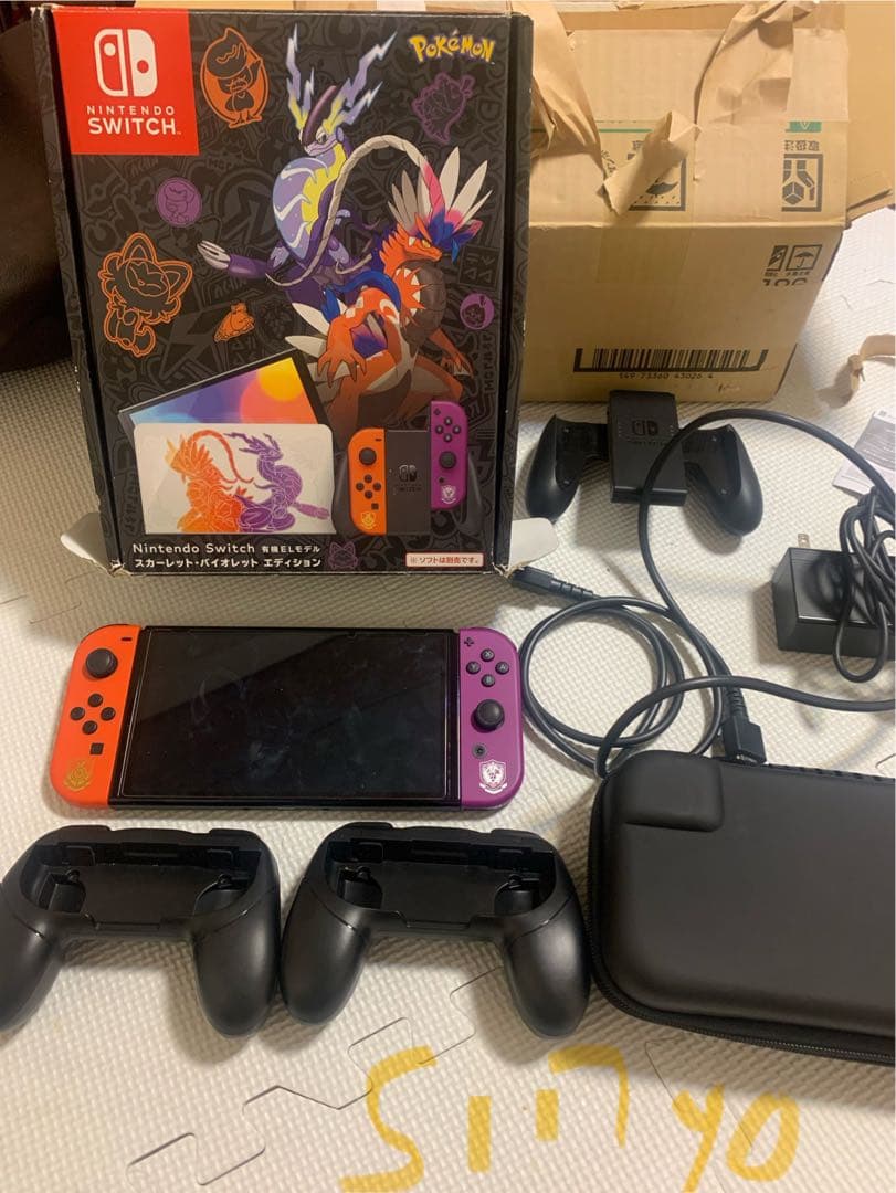 Nintendo Switch 有機ELモデル スカーレット・バイオレット — image 2