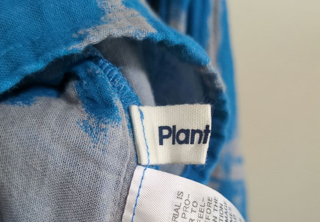 Plantation 五分袖 七分袖 トップス ブルー系 Mサイズ — image 5