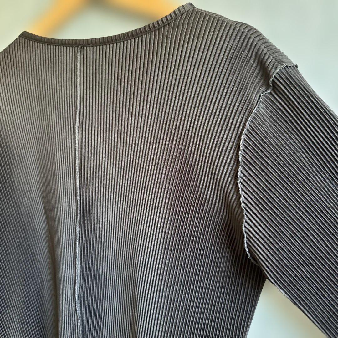 【美品】プリーツ加工 長袖カットソー Lサイズ — image 5