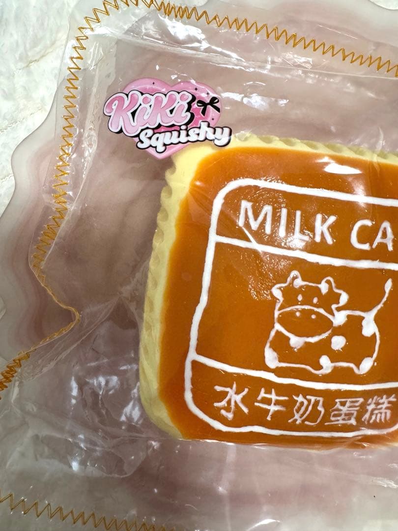 kikisquishy スクイーズ 牛ケーキ XL 純泥 ぼやぼや 純ドロ — image 2