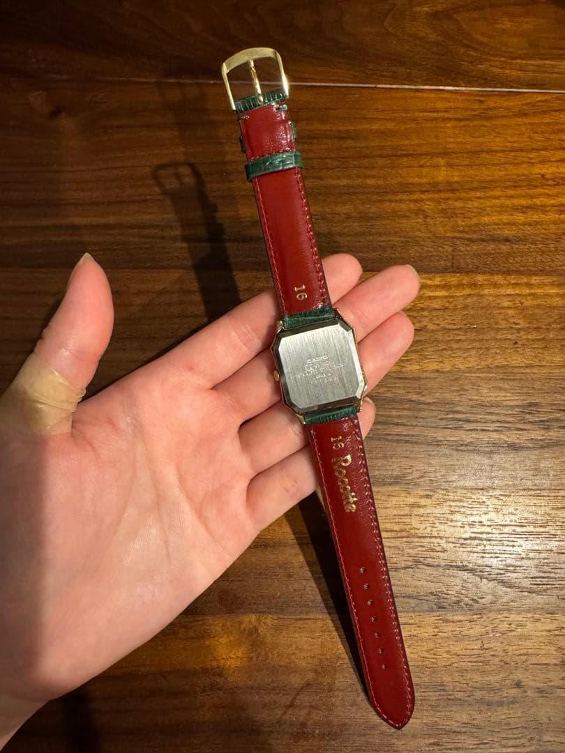 CASIO ヴィンテージ 腕時計 ローマ数字 八角形 クォーツ 稼働品 — image 4