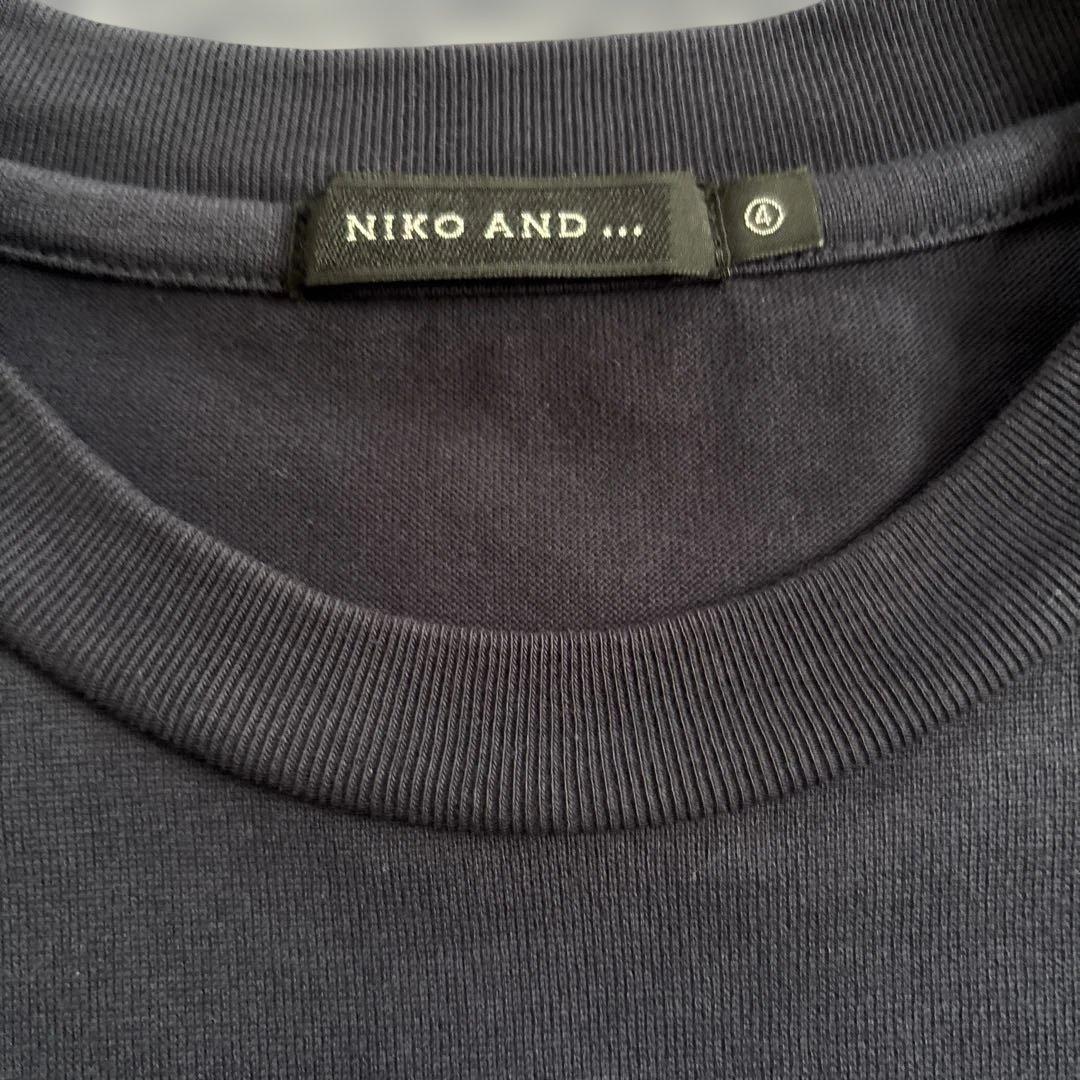 NIKOAND… 半袖Tシャツ ネイビー　サイズ4 — image 5