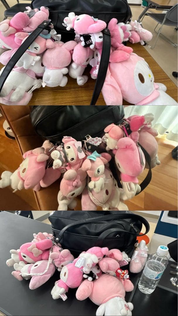 マイメロディ ぬいぐるみキーホルダー 大量セット スクバぬいぐるみセット — image 2